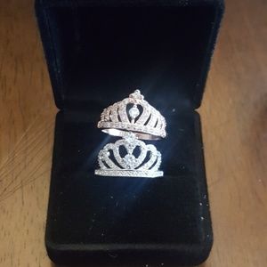 Floral and Princess Rings Engagement/Wedding